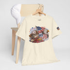 Patriotic Eagle American Flag T-Shirt — USA 1776 Military Tribute Tee