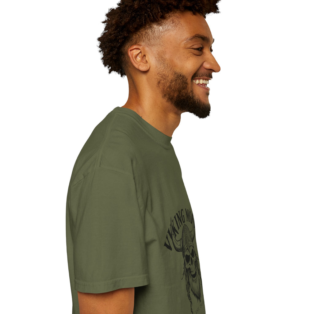 Viking Mode Skull Viking T-shirt | Norse Helmet Skull Graphic Tee