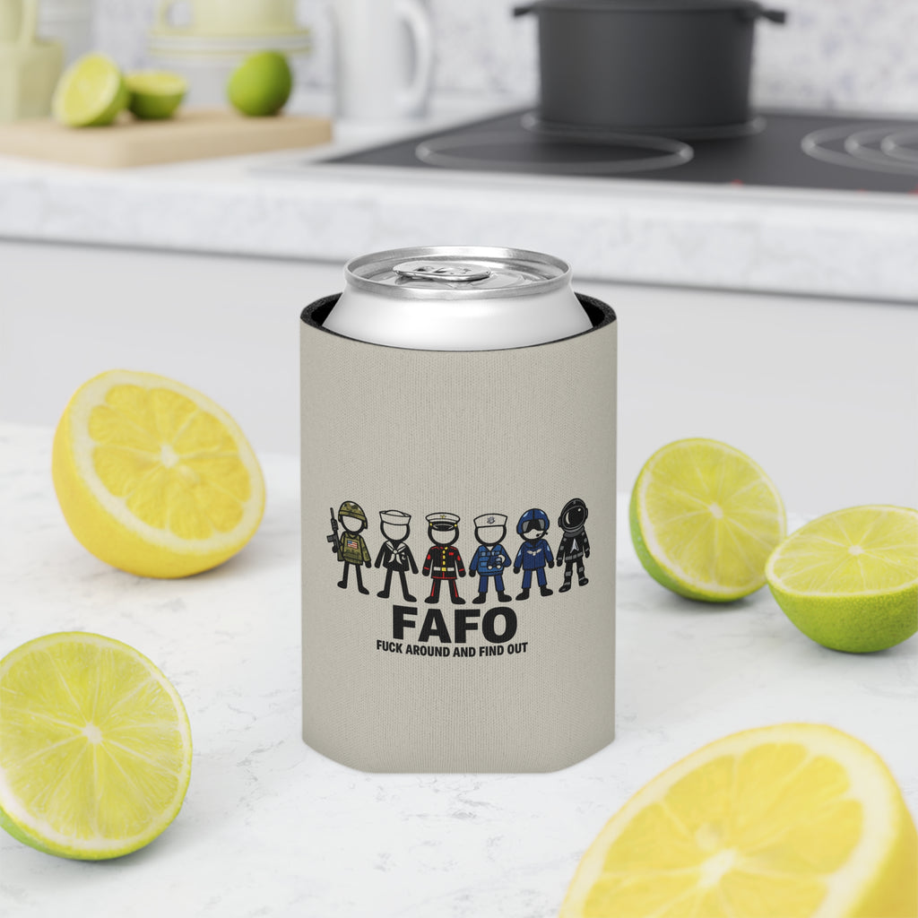Can Cooler — FAFO "Fuck Around and Find Out" Military & First Responder Can Cooler
