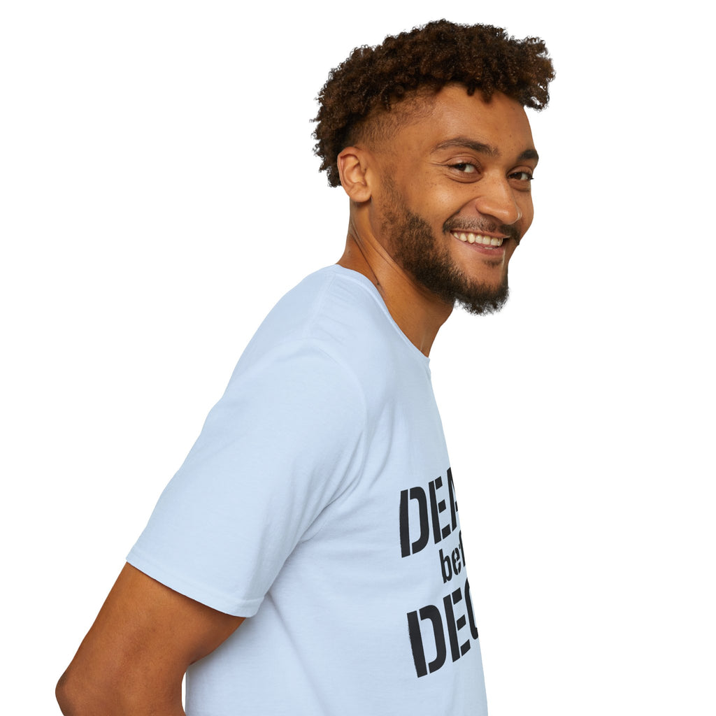 Death Before Decaf T-Shirt — Funny Coffee Lover Tee