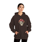 Mushroom Skull Hoodie — Gothic Mushroom Graveyard RIP Pullover
