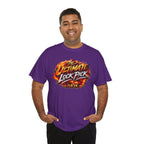 T-Shirt — "Ultimate Lock Pick" Fiery Logo Graphic Tee