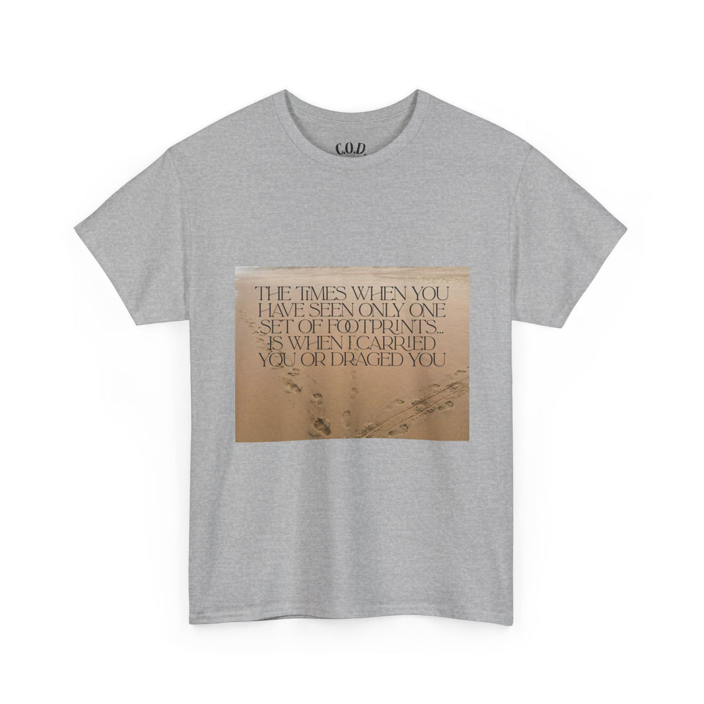 Foot Prints in the Sand | Faith with a Twist