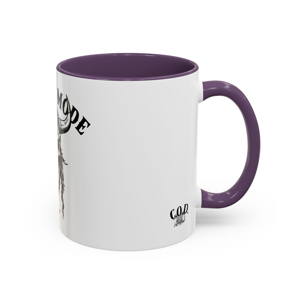 Viking Mode Skull Viking Mug | Accent Coffee Mug 11oz 15oz