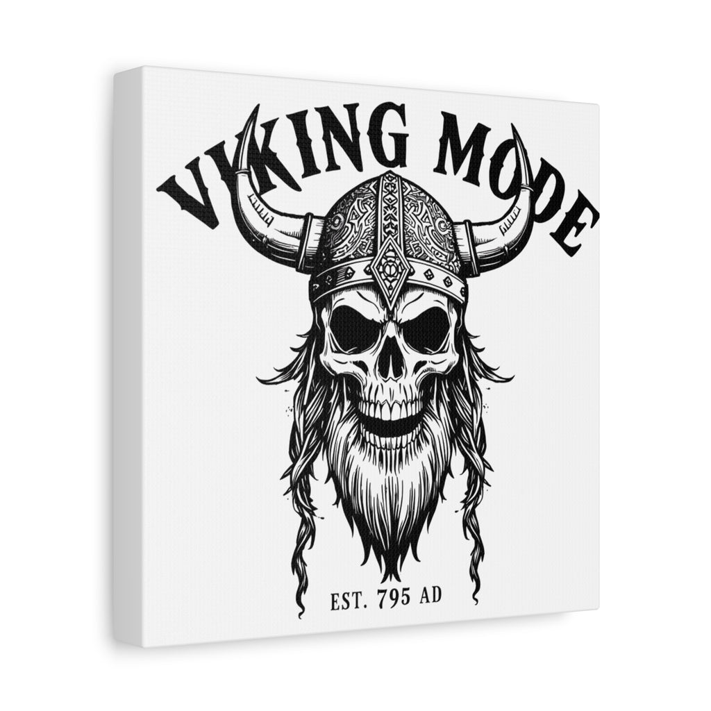 Viking Mode Skull Helmet Matte Canvas