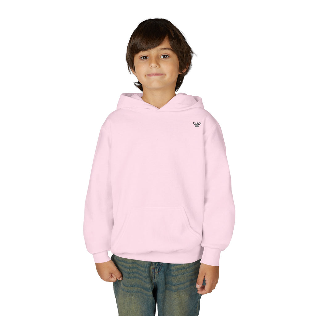 Viking Mode Skull with Horned Helmet Hoodie | Youth Hoodie