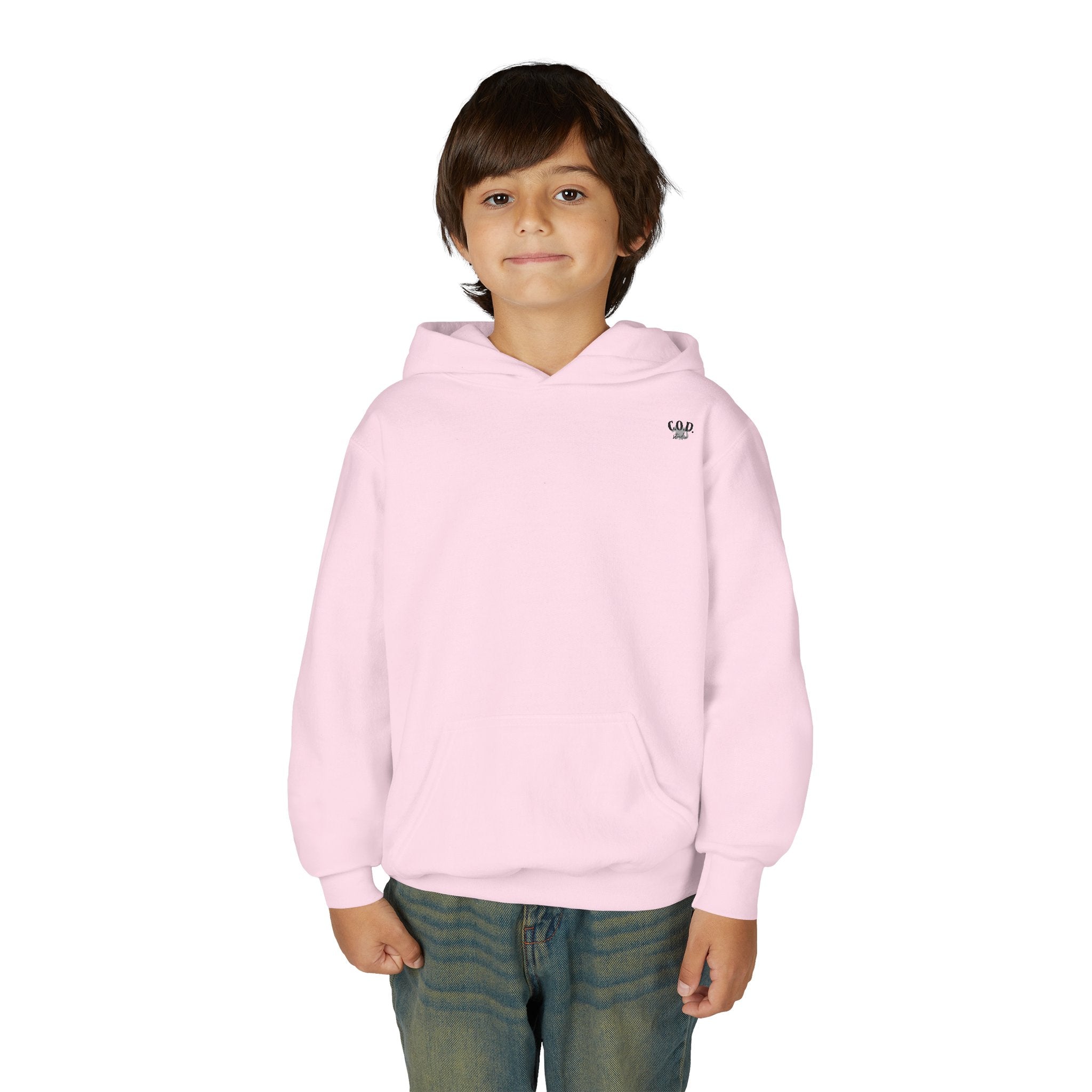 Viking Mode Skull with Horned Helmet Hoodie | Youth Hoodie
