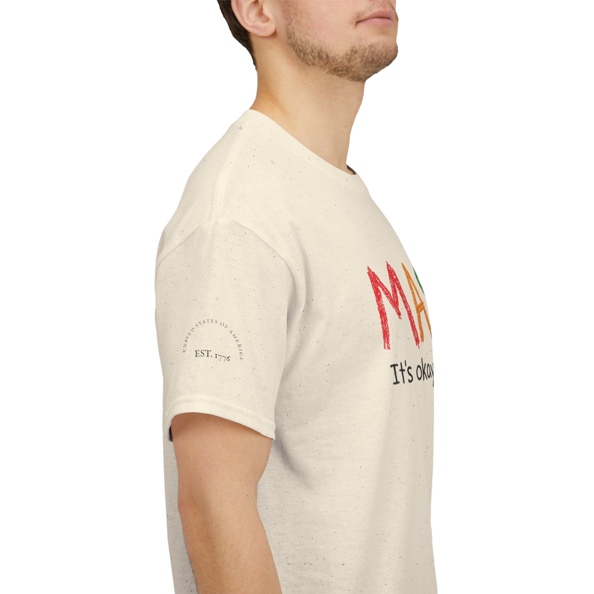 Marines Crayon Tee — “It’s okay, we can’t spell it either” Military Humor T-Shirt