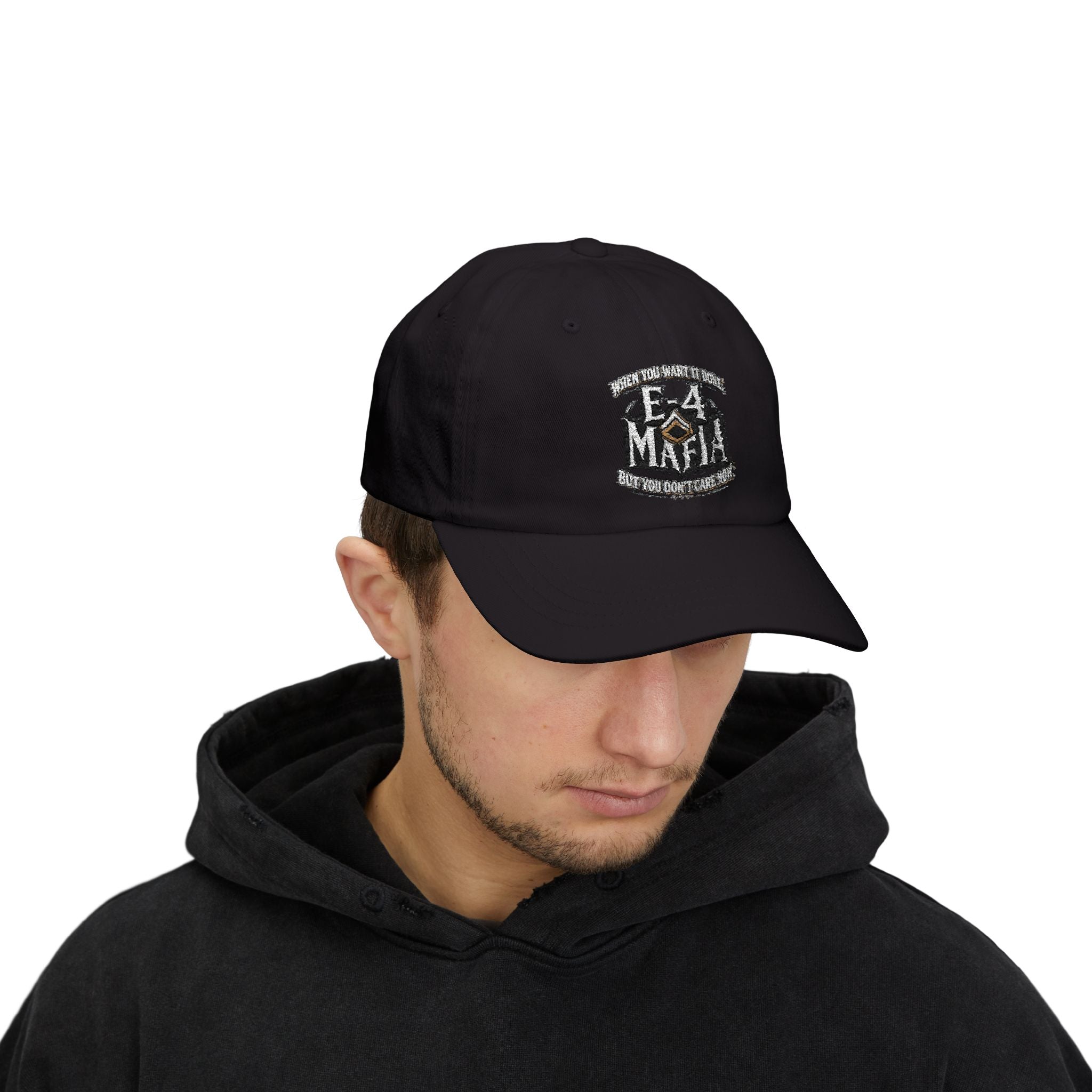 E-4 Mafia' Embroidered Classic Baseball Hat