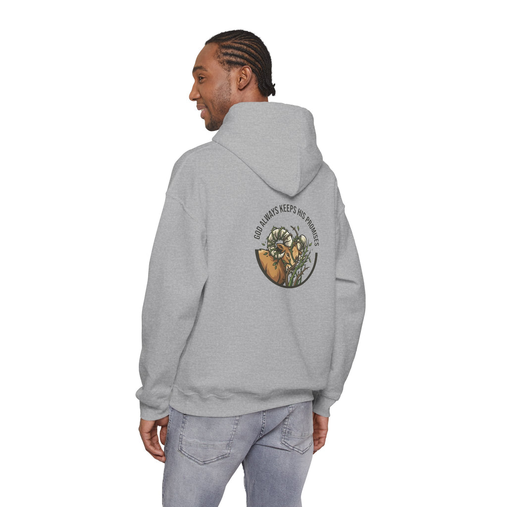God Always Keeps His Promises hoodie | Ram Antlers Faith Design