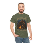 Viking Campfire T-Shirt — "Beast mode? Don’t make me laugh" Graphic Tee