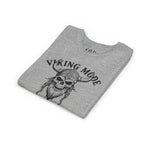 Viking Mode Youth T‑Shirt — Skull Horned Helmet Graphic Tee for Kids