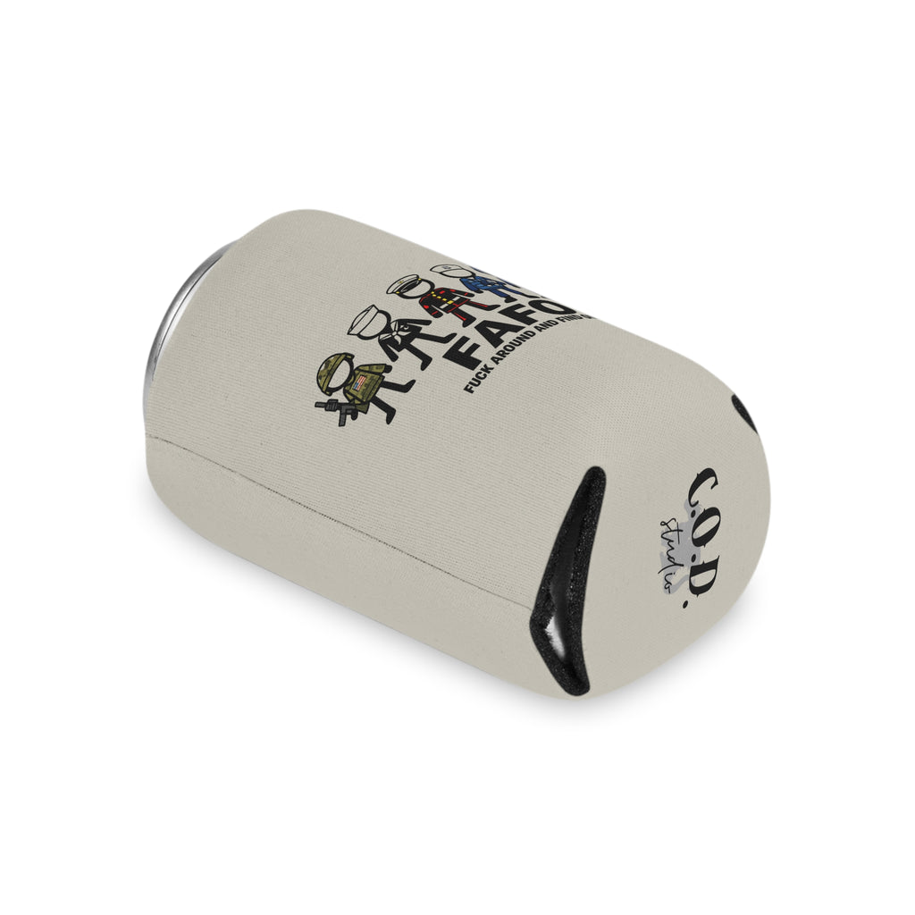 Can Cooler — FAFO "Fuck Around and Find Out" Military & First Responder Can Cooler