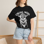 Viking Mode T-Shirt — Skull Viking Helmet Graphic Tee