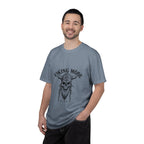 Viking Mode Skull Viking T-shirt | Norse Helmet Skull Graphic Tee