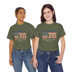 1776 American Flag Tee — "Home of the Free, Because of the Brave" Patriotic T-Shirt