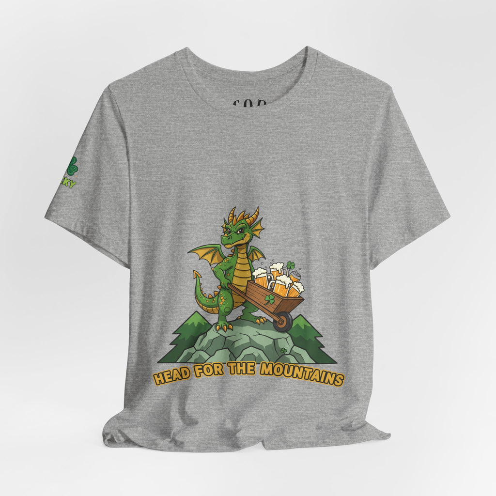 Dragon Hiking Cart tee | Head For The Mountains T-Shirt