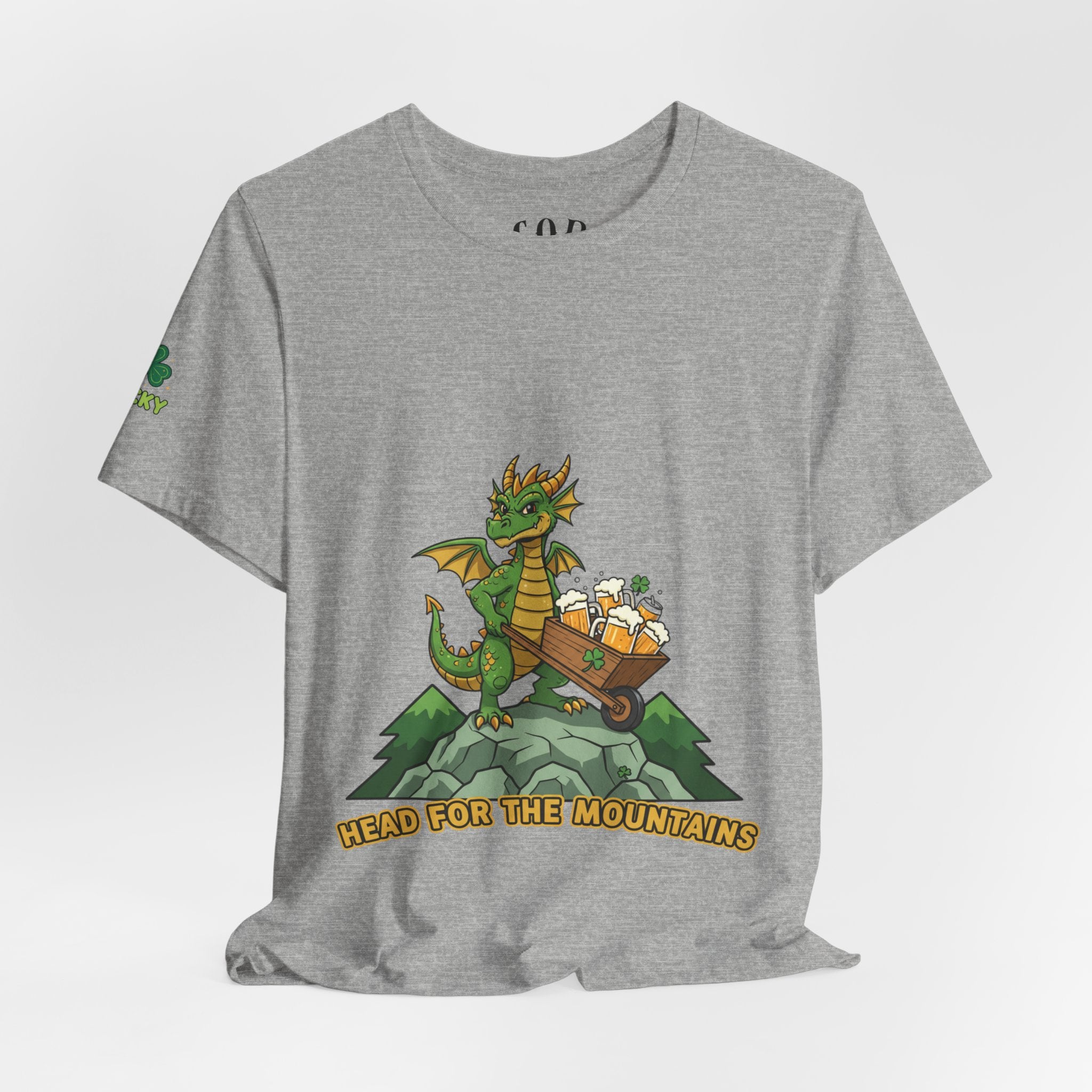 Dragon Hiking Cart tee | Head For The Mountains T-Shirt