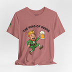 The King of Beers Tee | Leprechaun Holding Beer, St. Patrick's Day Shirt