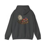 Mushroom Skull Hoodie — Gothic Mushroom Graveyard RIP Pullover