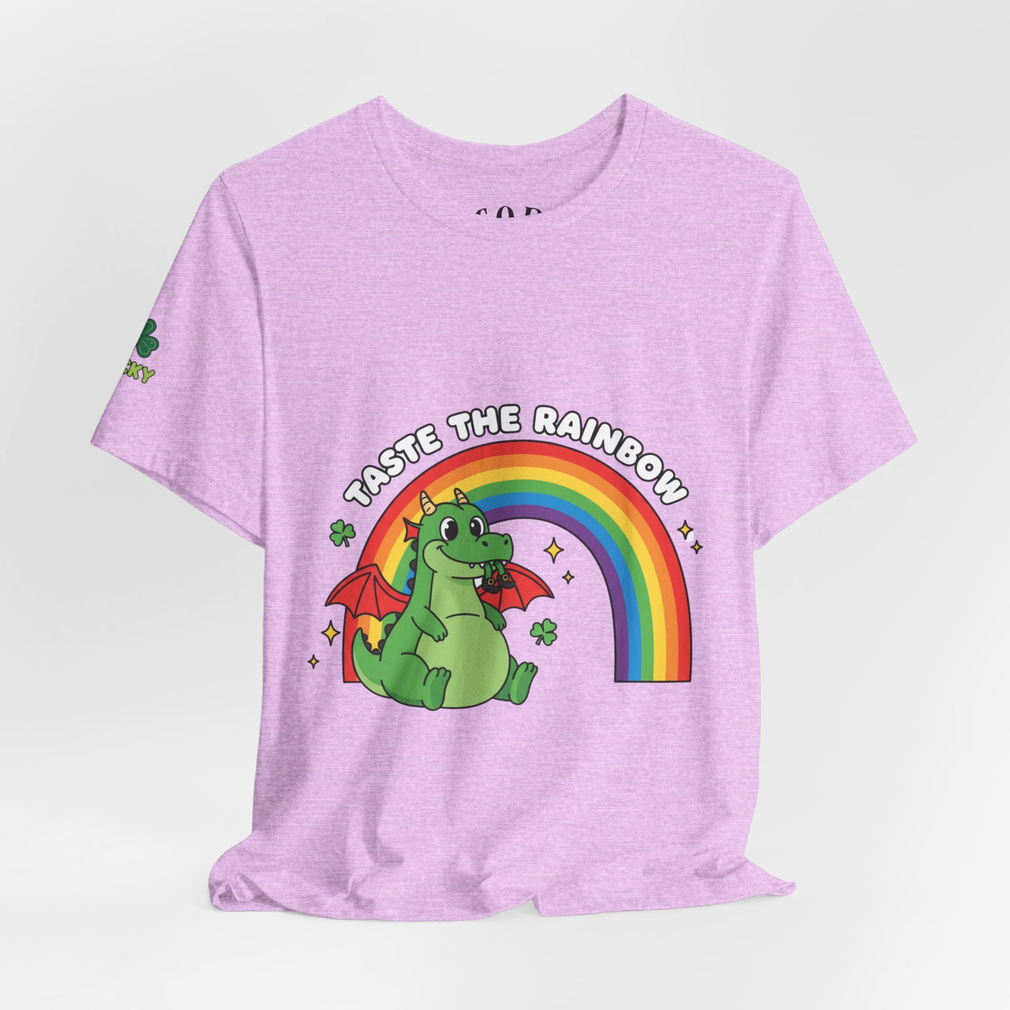 Taste the Rainbow dragon tee | Rainbow dragon graphic t-shirt