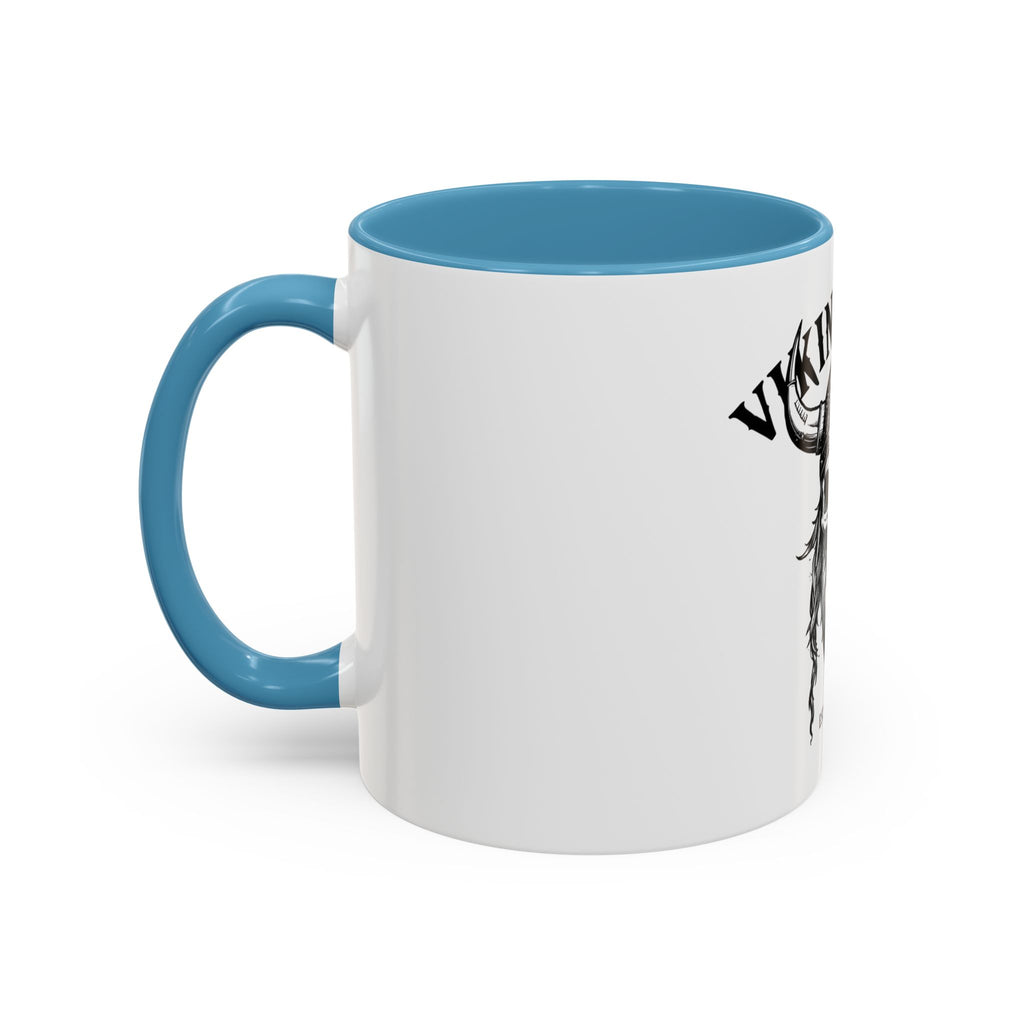 Viking Mode Skull Viking Mug | Accent Coffee Mug 11oz 15oz