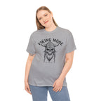 Viking Mode Skull Viking T-shirt | Norse Helmet Skull Graphic Tee