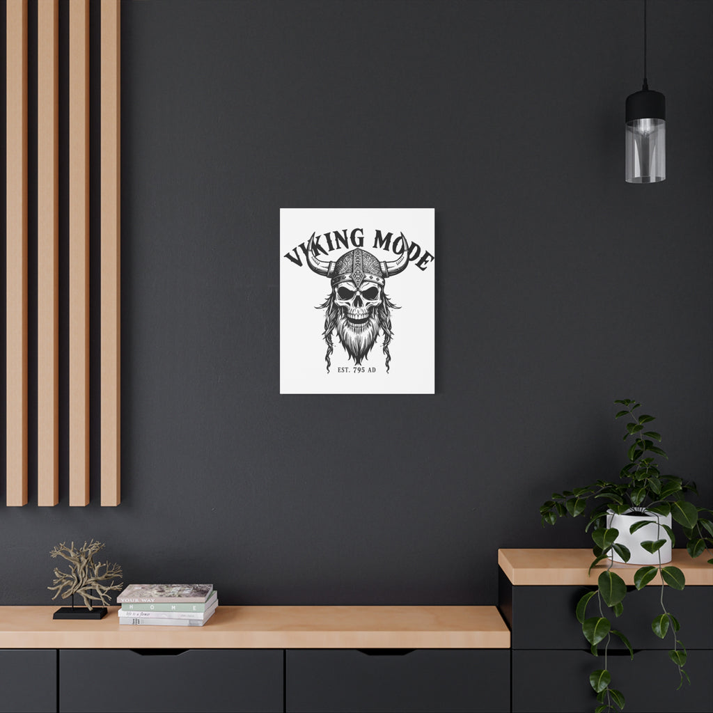 Viking Mode Skull Helmet Matte Canvas