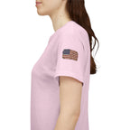 American Flag Kiss T‑Shirt – Patriotic USA Lip Print Tee for 4th of July