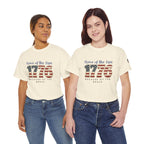 1776 American Flag Tee — "Home of the Free, Because of the Brave" Patriotic T-Shirt