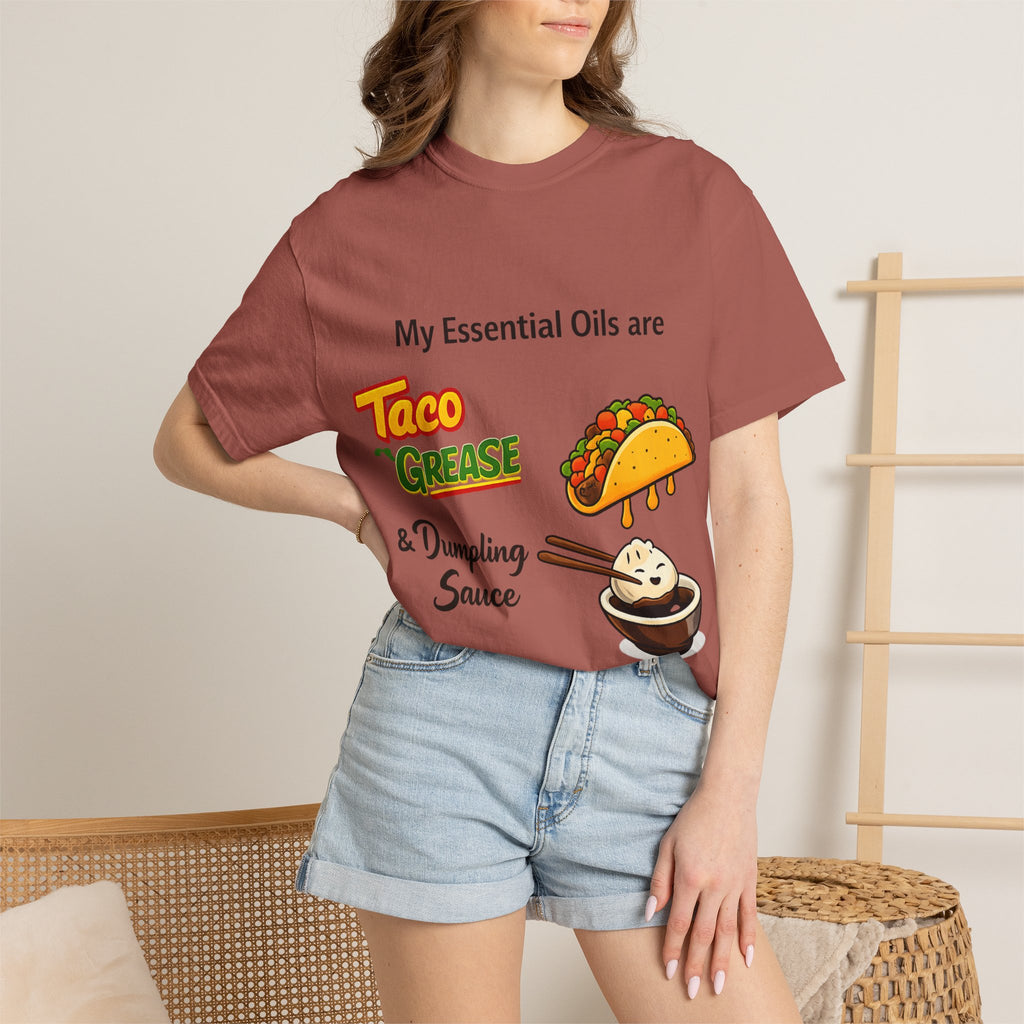 Taco & Dumpling Sauce T-shirt | Funny Food Pun Tee