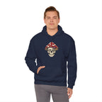 Mushroom Skull Hoodie — Gothic Mushroom Graveyard RIP Pullover