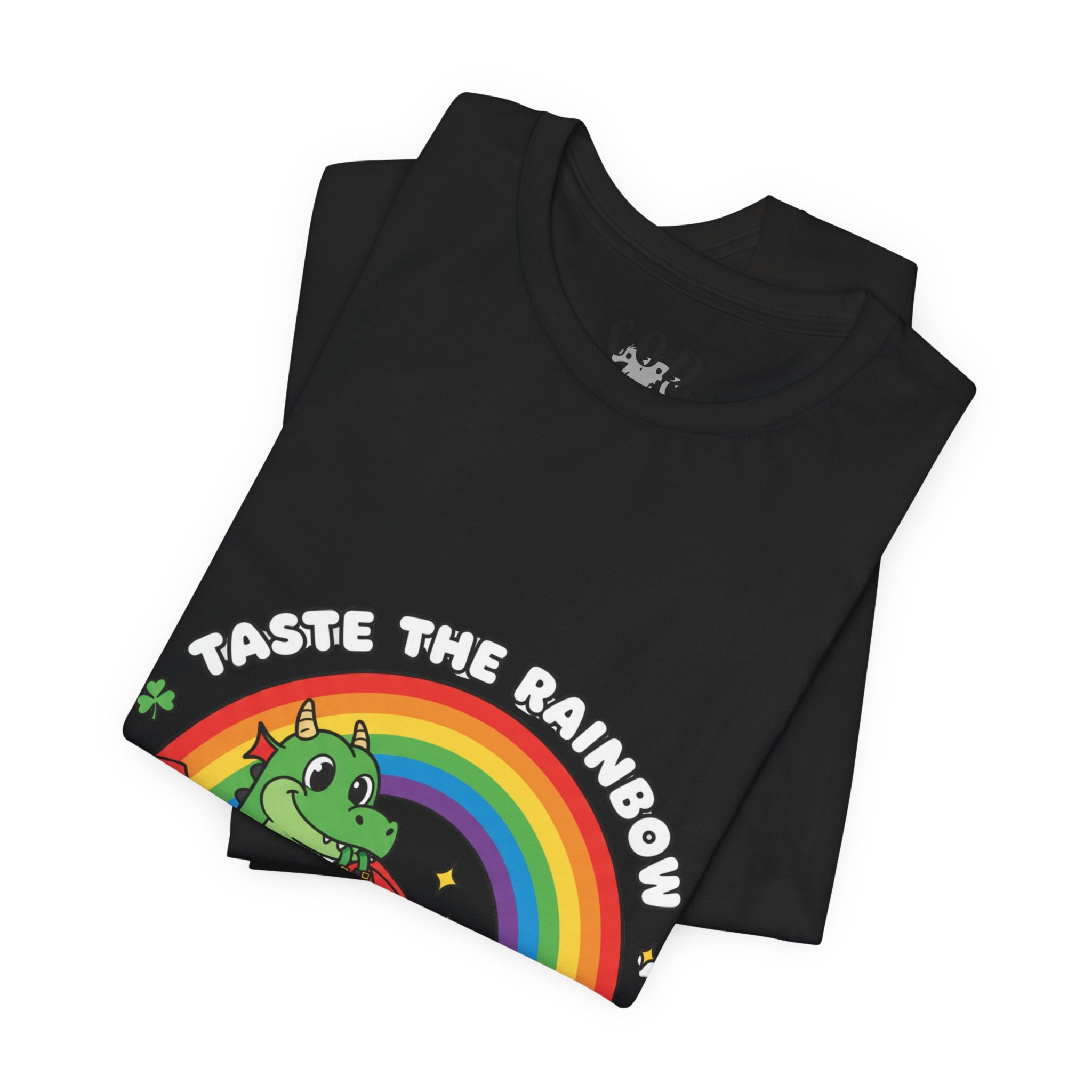 Taste the Rainbow dragon tee | Rainbow dragon graphic t-shirt