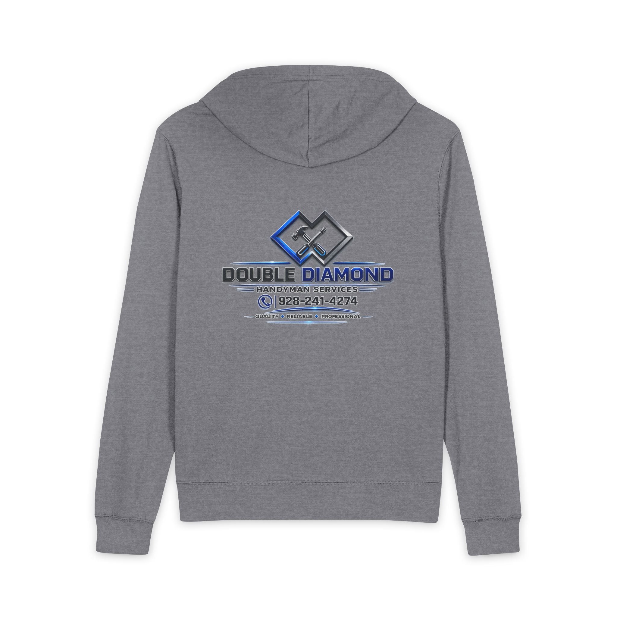 Double Diamond Handyman Branded Full-Zip Hoodie