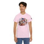 Patriotic Eagle American Flag T-Shirt — USA 1776 Military Tribute Tee