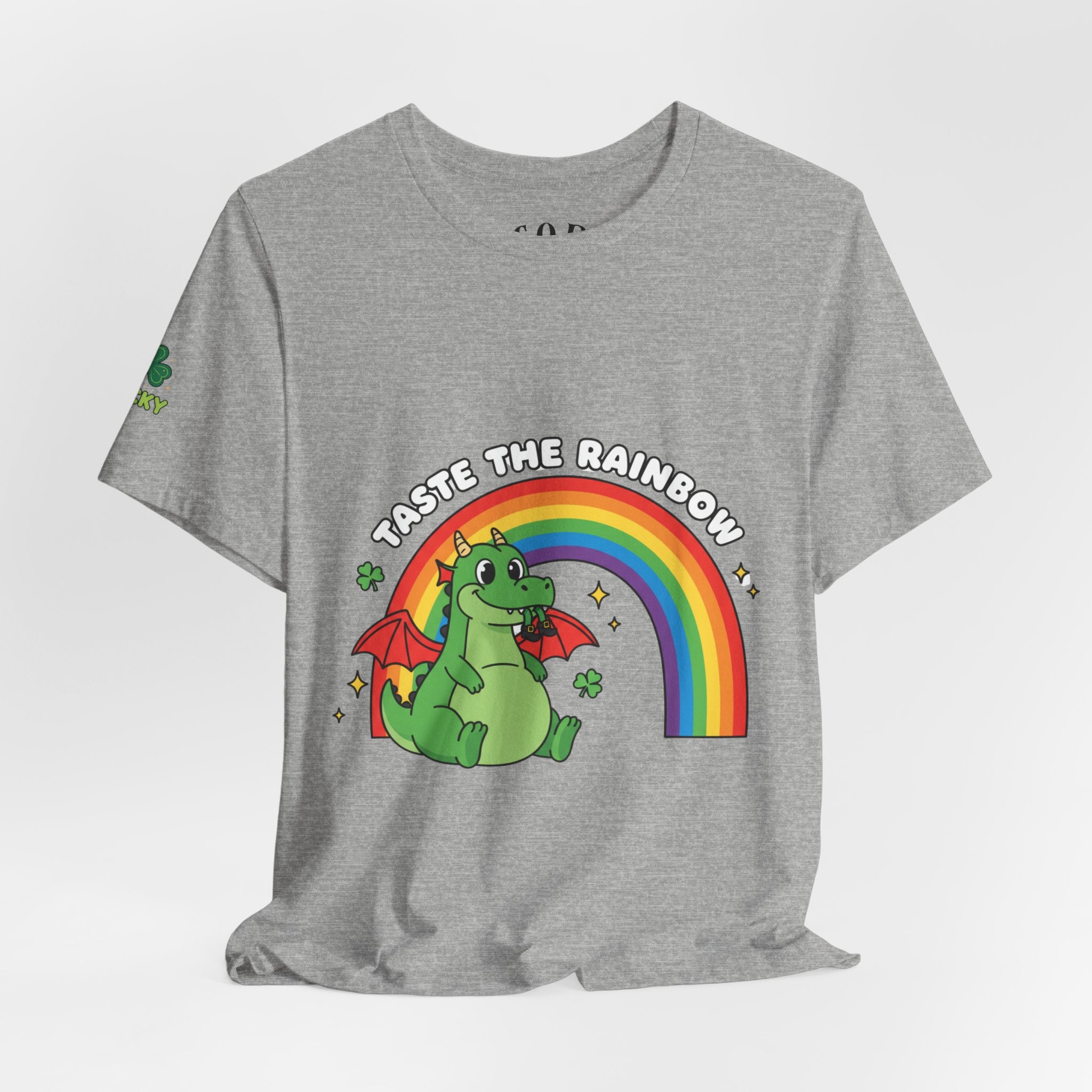 Taste the Rainbow dragon tee | Rainbow dragon graphic t-shirt