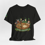 D&D Party at Tavern Table T-Shirt | St. Patrick's Day - Fantasy RPG Dice Roleplay Tee