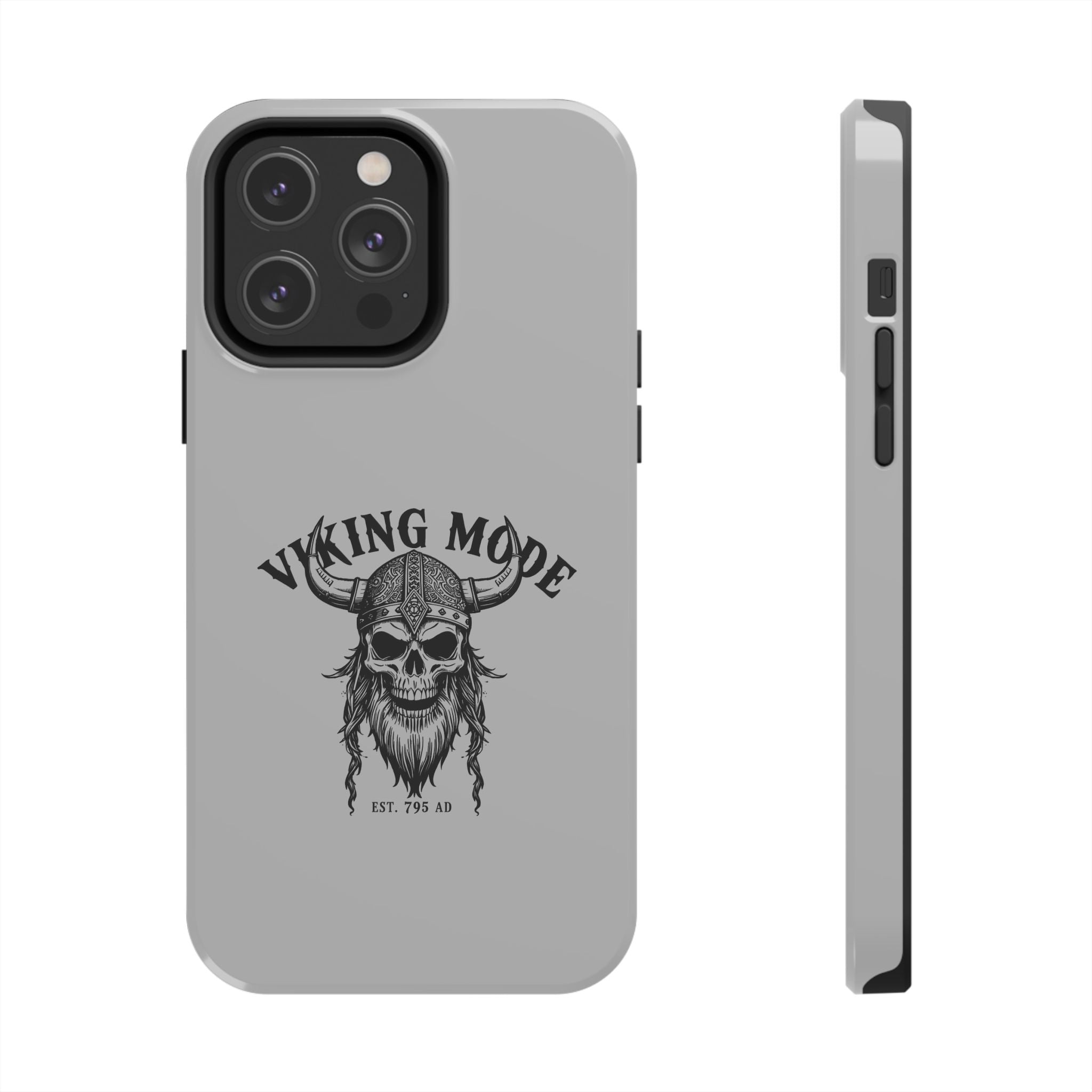 Viking Mode Skull Helmet phone case | Nordic warrior, est. 795 AD
