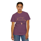 T-Shirt — “I Get My Popcorn From The Apricot Tree” Script Graphic Tee | Hymns | LDS |