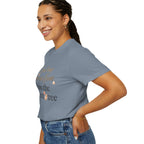 T-Shirt — “I Get My Popcorn From The Apricot Tree” Script Graphic Tee | Hymns | LDS |
