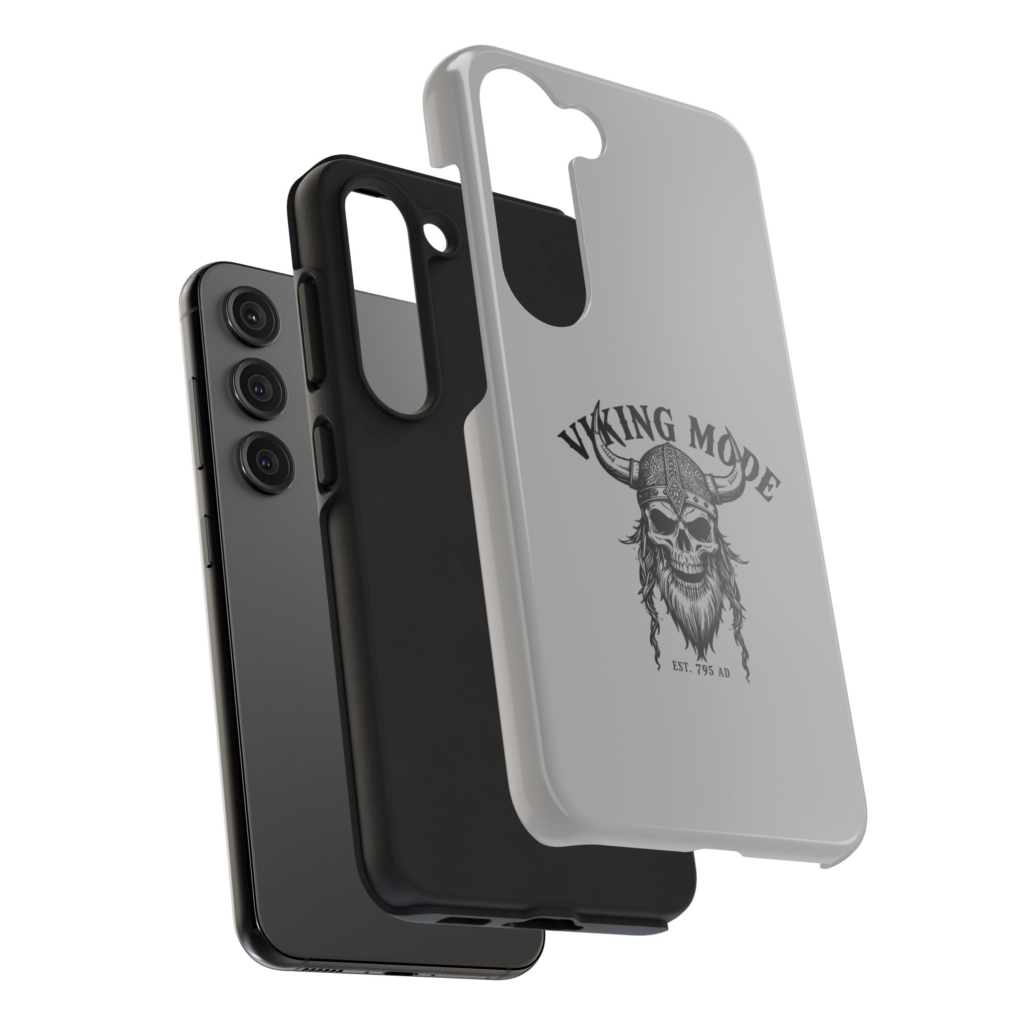 Viking Mode Skull Helmet phone case | Nordic warrior, est. 795 AD