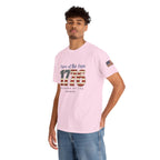 1776 American Flag Tee — "Home of the Free, Because of the Brave" Patriotic T-Shirt
