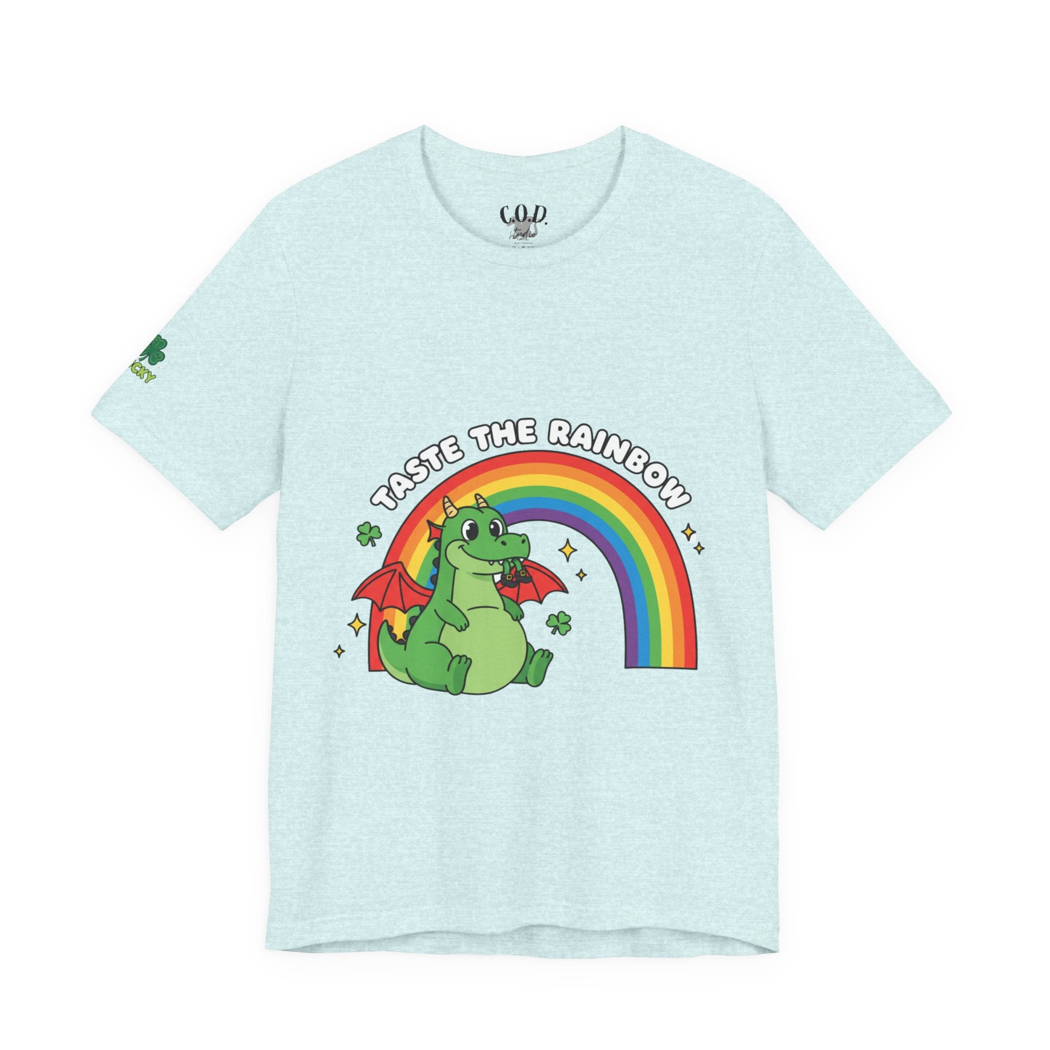 Taste the Rainbow dragon tee | Rainbow dragon graphic t-shirt
