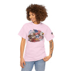 Patriotic Eagle American Flag T-Shirt — USA 1776 Military Tribute Tee