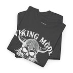 Viking Mode Skull Viking T-shirt | Norse Helmet Skull Graphic Tee