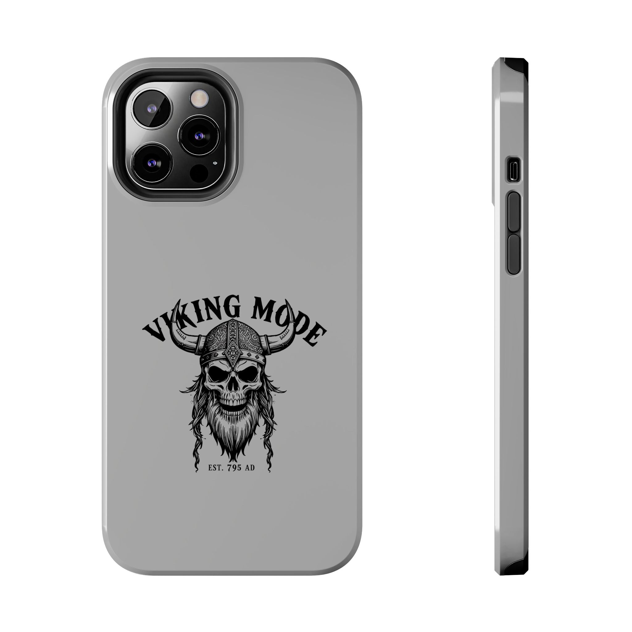 Viking Mode Skull Helmet phone case | Nordic warrior, est. 795 AD