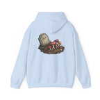 Mushroom Skull Hoodie — Gothic Mushroom Graveyard RIP Pullover