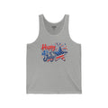 Happy 4th of July Tank Top — Patriotic Star Fireworks USA Sleeveless Tee
