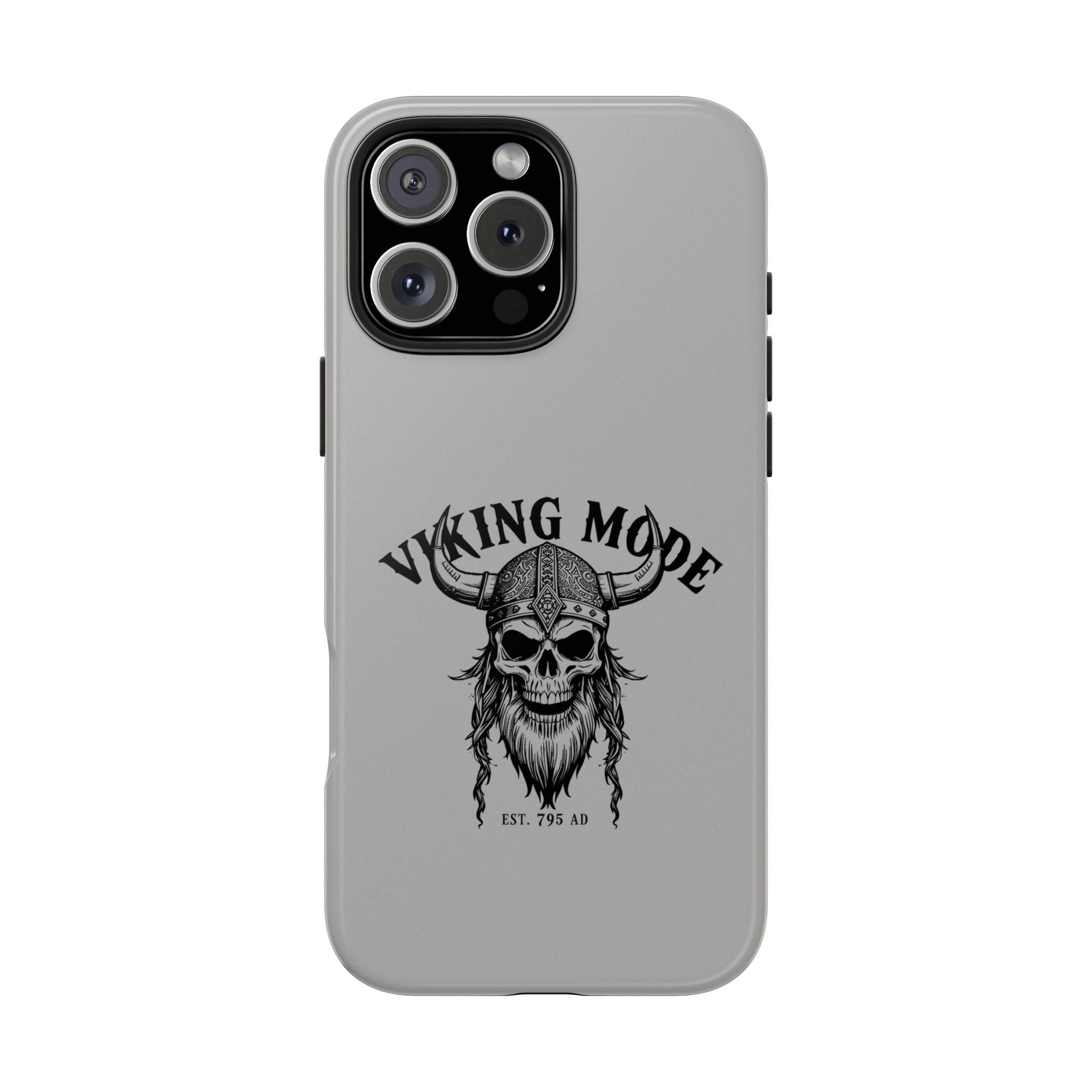 Viking Mode Skull Helmet phone case | Nordic warrior, est. 795 AD
