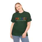 Marines Crayon Tee — “It’s okay, we can’t spell it either” Military Humor T-Shirt